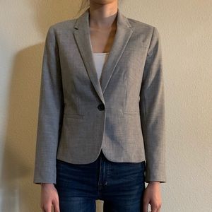 Ann Taylor Light Gray Blazer - Never Worn